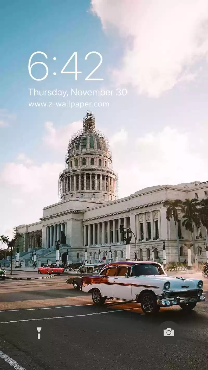 Capitol Havana Cuba by Emily Van Den Broucke on canvas, poster, wallpaper  and more