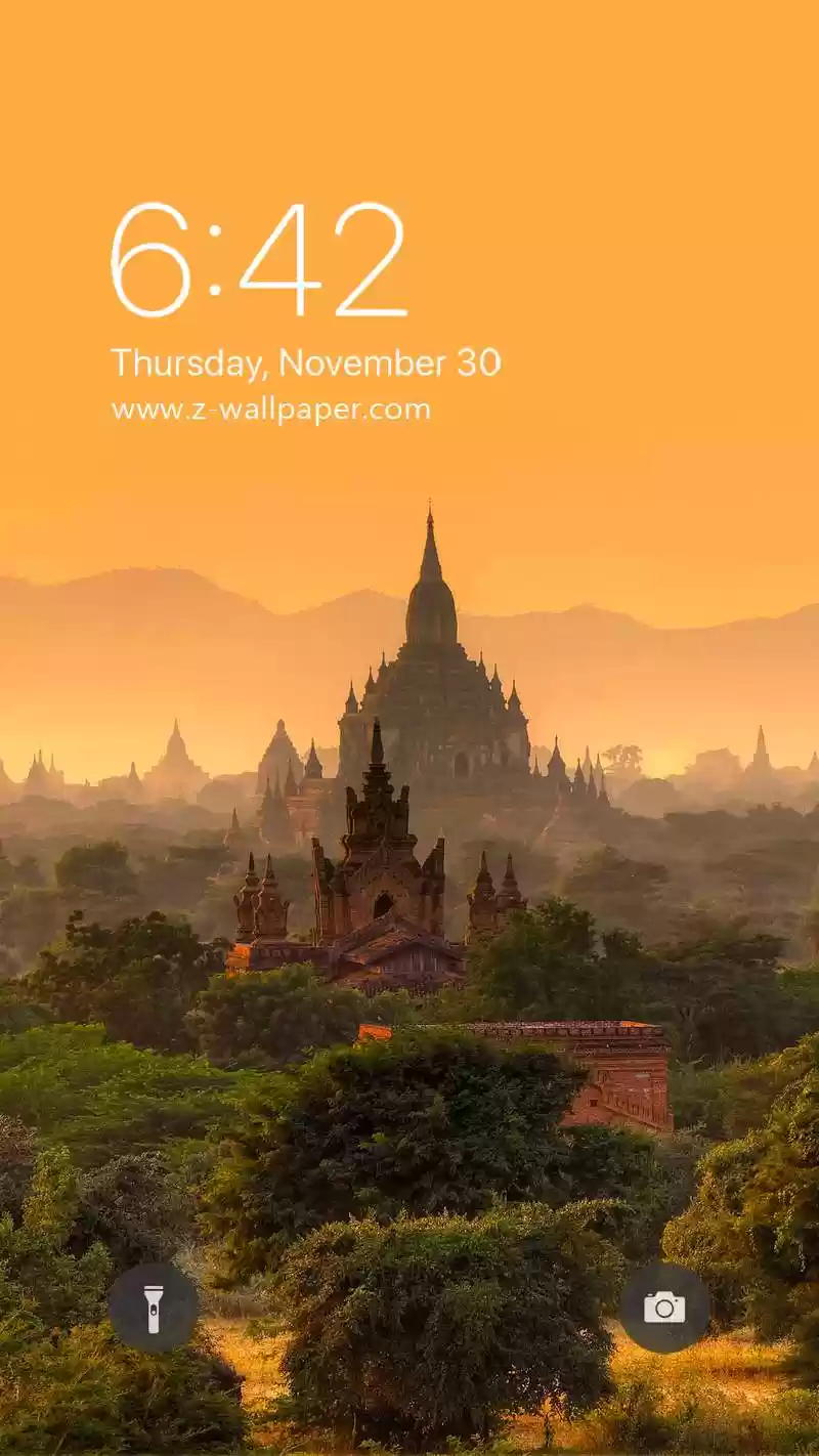 Balloons Over Htilominlo Temple At Sunrise In Bagan. Myanmar. Panorama  Stock Photo, Picture and Royalty Free Image. Image 58964677.