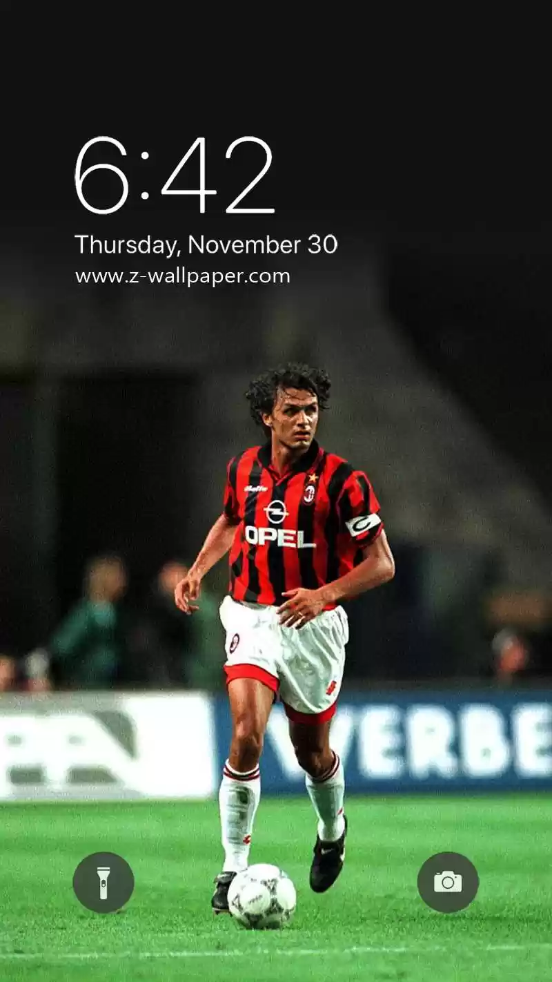 Z-Wallpaper | Paolo Maldini Football Mobile Phone Wallpapers - YouTube